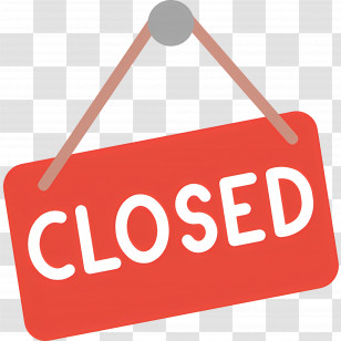 Open Sign - Closed Sign Board Illustration Transparent PNG