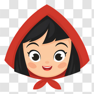 Little Red Riding Hood - Red Hood Girl Cartoon Transparent PNG