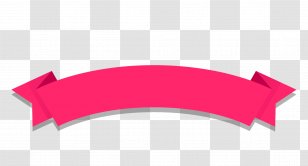 Banner Icon - Magenta - Red Simple Silk Belt Packaging Effect Elements Transparent PNG