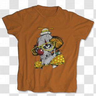 T-shirt Sleeve Outerwear Animal Font - Killer Clown Transparent PNG