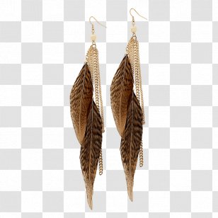 Earring Jewellery - Charms Pendants - Feather Earrings Image Transparent PNG