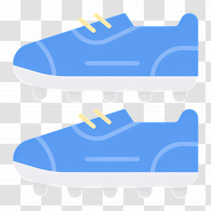 Football Boots - Pair Of Blue Soccer Shoes Transparent PNG
