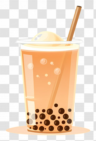Bubble Tea - Bubble Milk Tea Illustration Transparent PNG