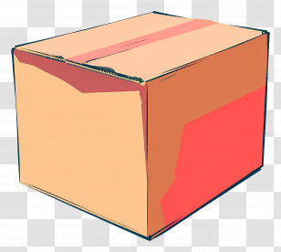 Box - Cardboard Box Illustration For Packaging Concepts Transparent PNG
