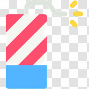 Firecrackers - Classic Barber Pole Transparent PNG