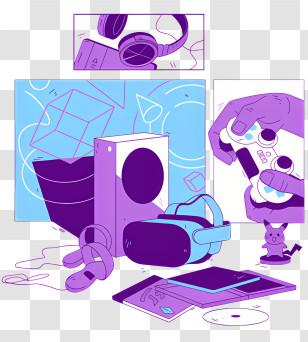 Icon - Various Gaming Devices Transparent PNG