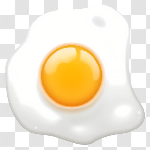 Fried Egg - Fried Egg Illustration Transparent PNG