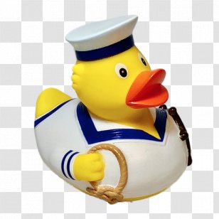 Rubber Duck Ship Sea Captain Sailor - Uniform Transparent PNG