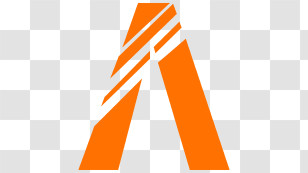 Fivem Logo - Modern Orange A Logo Transparent PNG