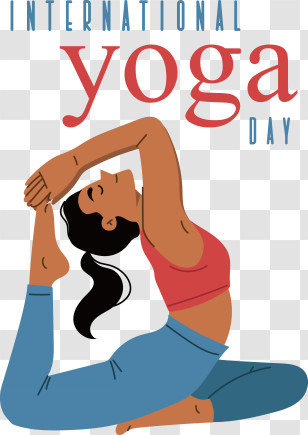 International Day Of Yoga
 - Yoga Illustration For International Yoga Day Transparent PNG