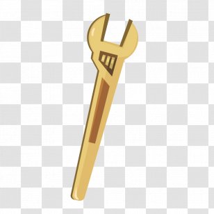 Tool Euclidean Vector Download Icon - Yellow - Spanner Wrench Transparent PNG