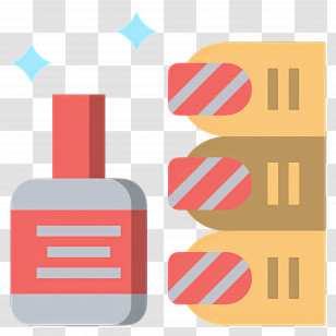 Nail Salons - Nail Polish For Beautiful Manicure Transparent PNG