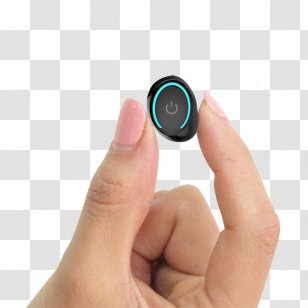 Microphone Bluetooth Headphones Wireless Headset - Inear Monitor - Hand Holding Transparent PNG