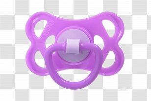Pacifier Baby Bottles Mother Plastic Infant - Purple - Chupeta Transparent PNG