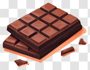 Chocolate Bars - Rich Dark Chocolate Bars Illustration Transparent PNG
