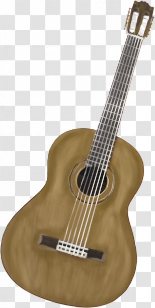 Steel-string Acoustic Guitar Ukulele Clip Art - Cartoon - Folk Pop Transparent PNG