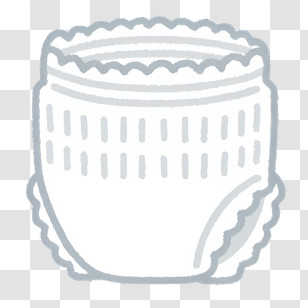 Icon - White Baby Diaper Illustration Transparent PNG