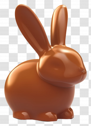 Chocolate Bunny - Chocolate Bunny For Easter Transparent PNG