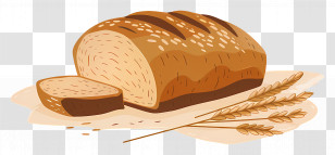 Lammas Loaf Fresh Bread Whole Wheat Flour Wheat Kernels Texture Transparent PNG