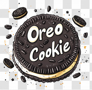 National Oreo Cookie Day - Oreo Cookie Illustration Transparent PNG