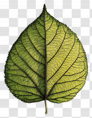 Leaf Drawing - Green Leaf Illustration Transparent PNG