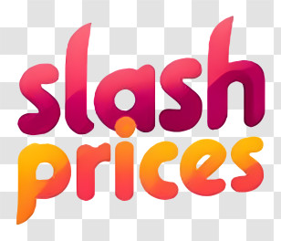Slash Prices - Bold Slash Prices Sale Text Transparent PNG