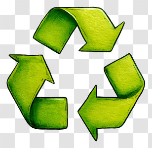 Recycle Symbol - Eco-friendly Green Recycle Symbol Transparent PNG