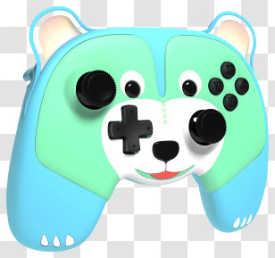 Bear Themed Gaming Controller - Bear-Themed Gaming Controller Transparent PNG