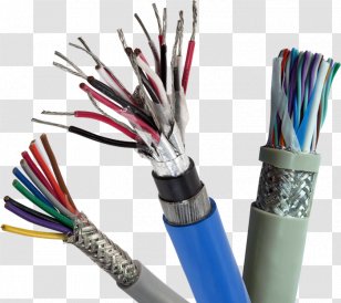 Electrical Cable Wire Instrumentation Shielded Copper Conductor Transparent PNG