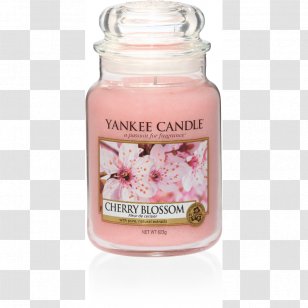 Yankee Candle Tealight Glass - Natural Blossom Transparent PNG
