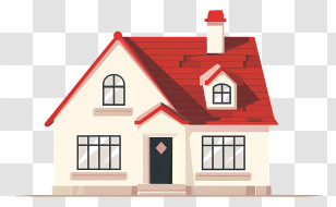House - Cute Doodle House Transparent PNG