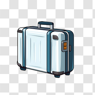 Suitcase - Blue Suitcase For Travel Adventures Transparent PNG