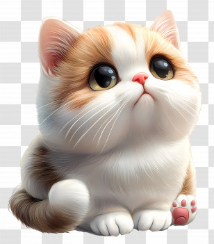 Lovely Cat - Adorable Cute Kitten Illustration Transparent PNG