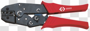 Hand Tool Crimping Pliers - Knife - Cable Ferrules Transparent PNG