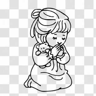 Praying Hands Prayer Child Clip Art - Cartoon - Children Clipart  Transparent PNG