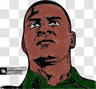 Grand Theft Auto V Drawing Fan Art Franklin Clinton - Forehead Transparent PNG