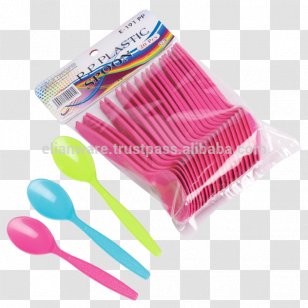 Wooden Spoon Knife Fork Plastic Transparent PNG