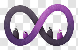 Infinite Symbol - Infinity Symbol With Characters Transparent PNG