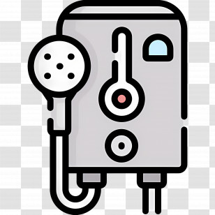 Water Heater - Water Heater With Shower Head Transparent PNG