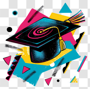 Graduation Hat - Graduation Cap Illustration Transparent PNG