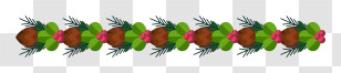 Digital Rendering - Christmas Garland Decoration Transparent PNG