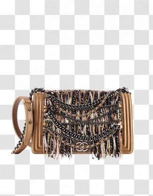 Handbag Chanel Leather Fringe - Satchel Transparent PNG