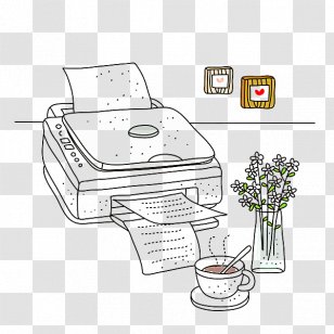 Printer Paper Inkjet Printing Taobao - Material - Hand-painted Transparent PNG