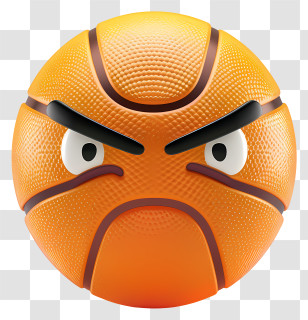 Basketball - Angry Basketball Cartoon Transparent PNG