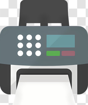 Printer - Office Printer With Paper Transparent PNG