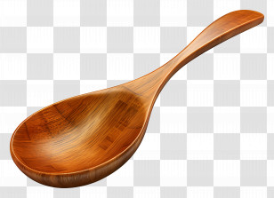 Wooden Spoon - Elegant Wooden Spoon For Cooking Transparent PNG