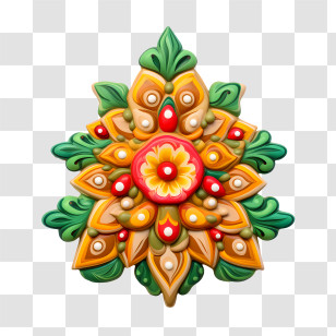 Christmas Cookies
 - Colorful Floral Mandala Artwork Transparent PNG