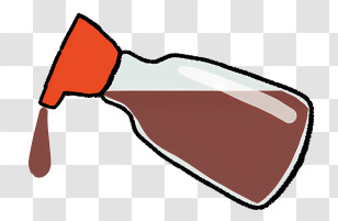 Icon - Hand-Drawn Sauce Bottle Illustration Transparent PNG