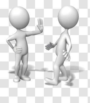 Stick Figure - 3D Stick Figures In Gesture Interaction Transparent PNG