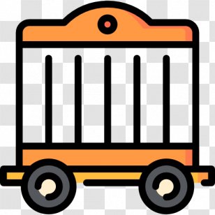 Rail Transport Train Track Delivery - Cargo - Cage Vector Transparent PNG